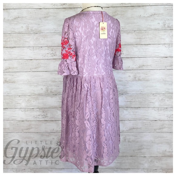 Entro Oh so Sweet Lace Baby Doll Dress - Picture 5 of 7